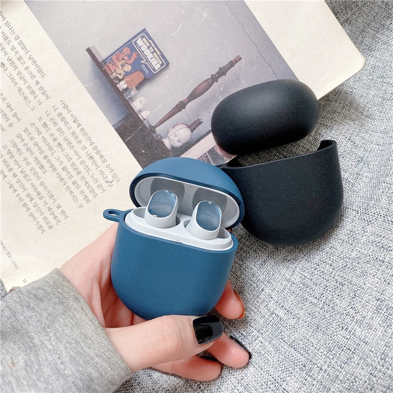 Роскошный однотонный матовый жесткий силиконовый чехол 2 в 1 для Xiaomi Airdots Pro