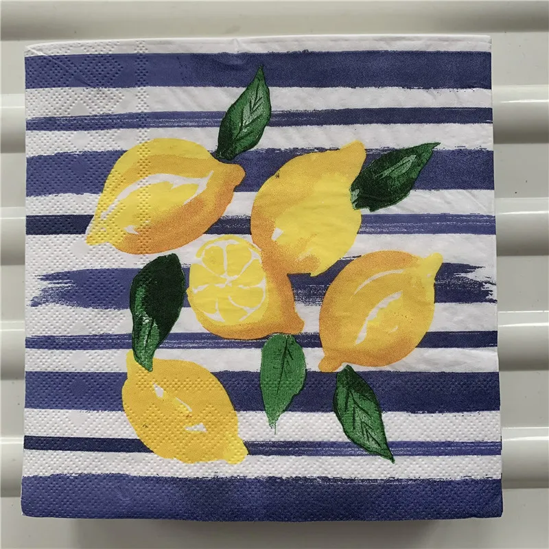 Декупаж Свадебные винтажные салфетки бумажные элегантная тканевая lemon пчелы на