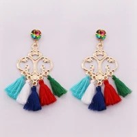 new design bohemian earrings for women tassel earrings long drop earrings statement fashion party jewelry accessories gifts