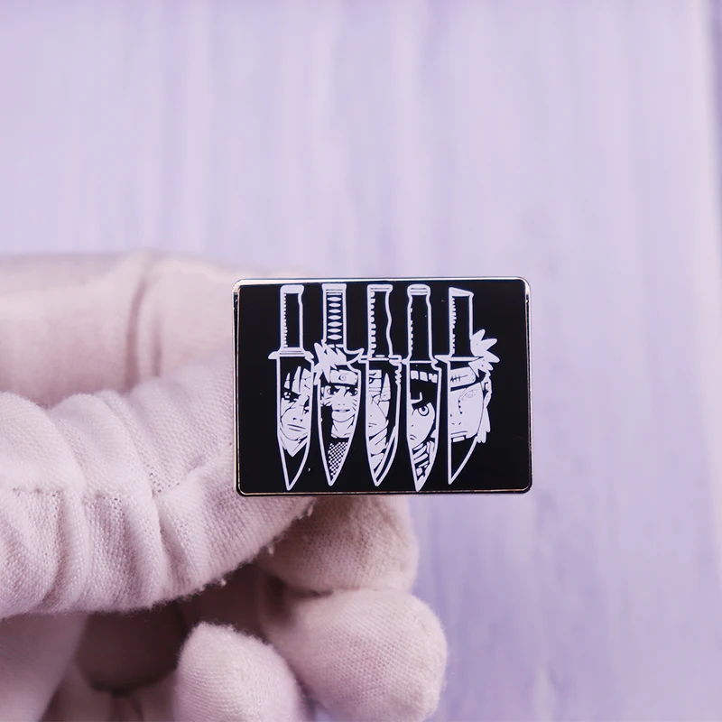 Брошь с булавкой Narutooo Коноха Саске Сакура Какаси аниме Великобритания Shippuden