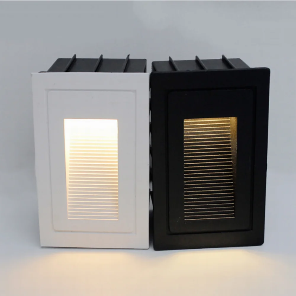 

SANDIY Wall Lamps Outdoor Led Vertical Night Light Recessed Waterproof Sconce 3W 105 for Step&Stair Yard Balcony Porch Customize