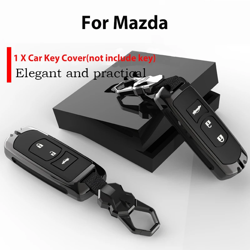 

Car Key Case For Mazda 3 CX-4 6 CX-5 CX-8 Atenza Car Key Case Shell Protective Cover Decorative Accessories