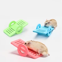 funny pet hamster wood seesaw pig small play house exercise toy pet dog cat animal toy for rat mouse small pet supplies