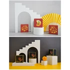 Ins трехмерный кубик для фотосъемки декорация фон реквизит для реквизита украшения для красоты Ювелирные изделия пищевой маятник