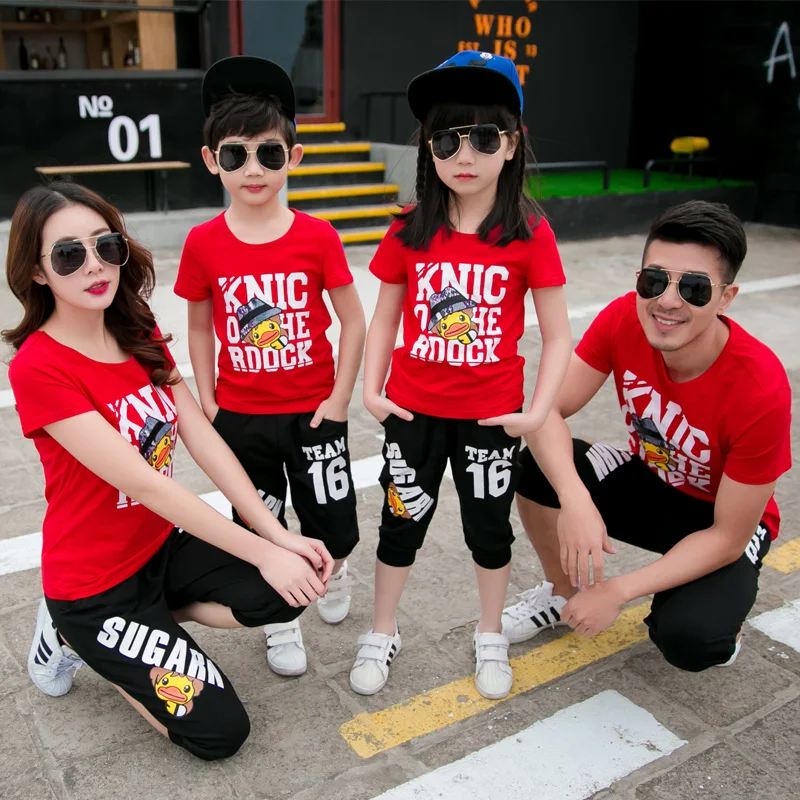 Платье летняя Одинаковая одежда для семьи Одежда мамы и сына меня дочки