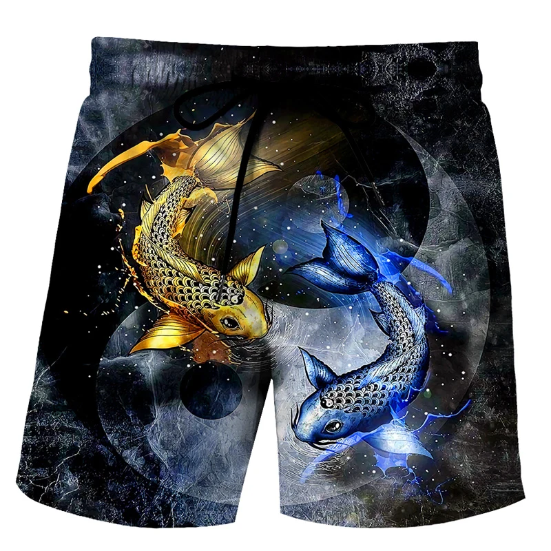 

Carp Fishing 3d Print Mens Beach Short Men Fashion Board Shorts Male Boy Swimwear Sports Custom Pants Swimsuit Sea Trunks Summer