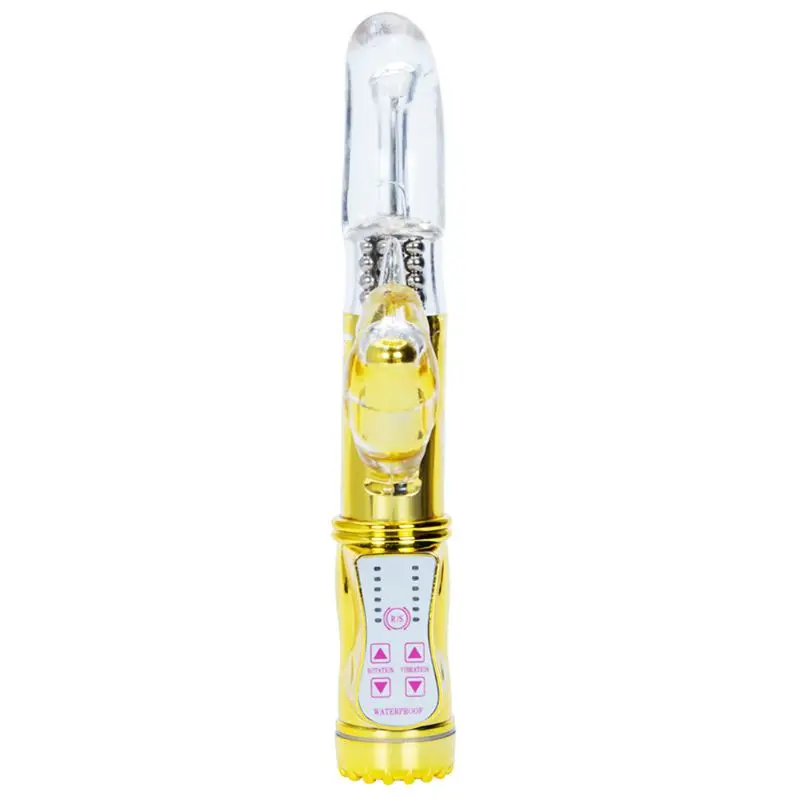 Двойной мотор Вибрирующая Массажная палочка мощный женский Телескопический