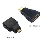 Переходник HDMI-совместимый со штекером на гнездо для Raspberry Pi 4BZero W 1,3