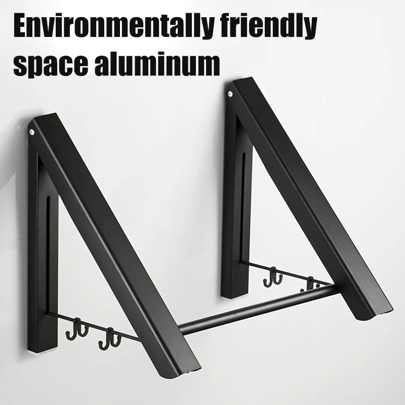 Складная вешалка для одежды Многофункциональная настенная сушилка