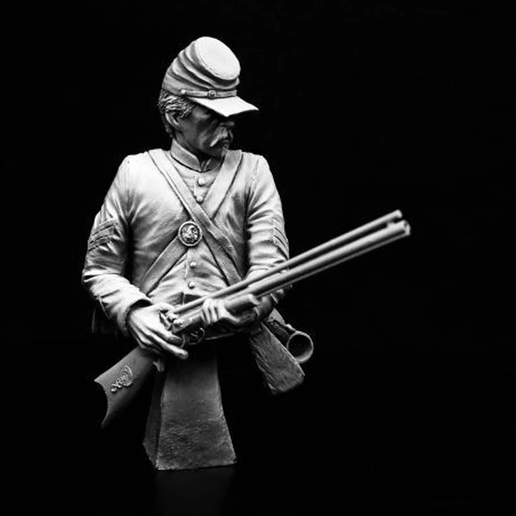 Масштаб 1/10 Неокрашенная фигурка из смолы бюст Sharpshooter GK|Наборы для сборки моделей|