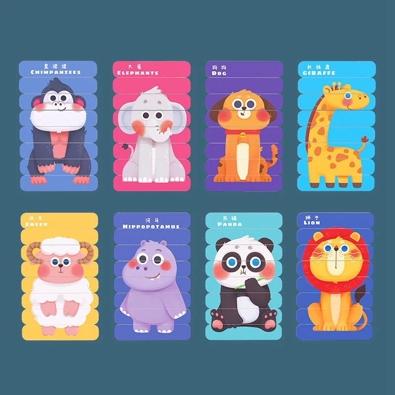 

Double Sides Wooden Puzzle Kids Toys For Children I Learning Early Edcuational Puzzle For Toddlers Jouet Enfant
