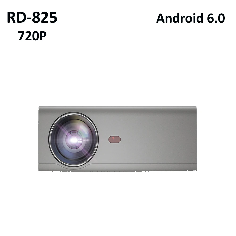 Дизайн RD-825 проектор HD Smart Автоматический Электрический коррекция трапецеидальных искажений выше Яркость 1280*720 домашний светодиодный проектор