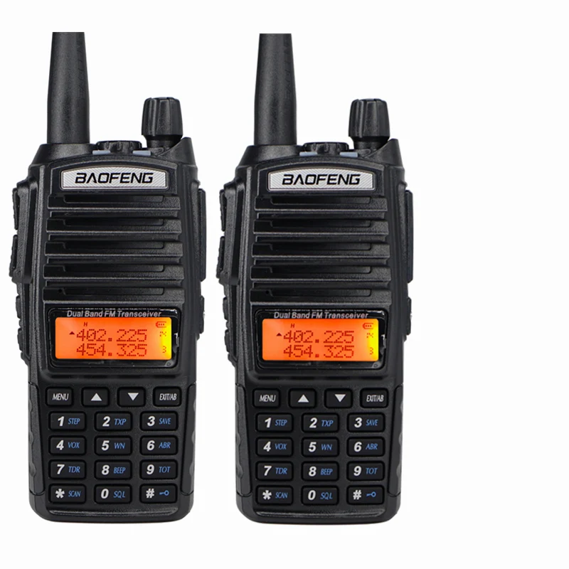 5W Black 2 шт. Baofeng UV-82 рация+ NA771 Антенна UHF VHF Двухдиапазонная двухсторонняя радио UV 82 Dual PTT Woki Toki CB радиостанция - Цвет: 5W Black