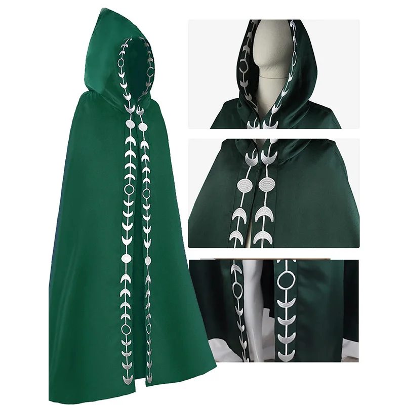 Маскарадный костюм на Хэллоуин средневековая накидка в стиле готика панк Винтаж