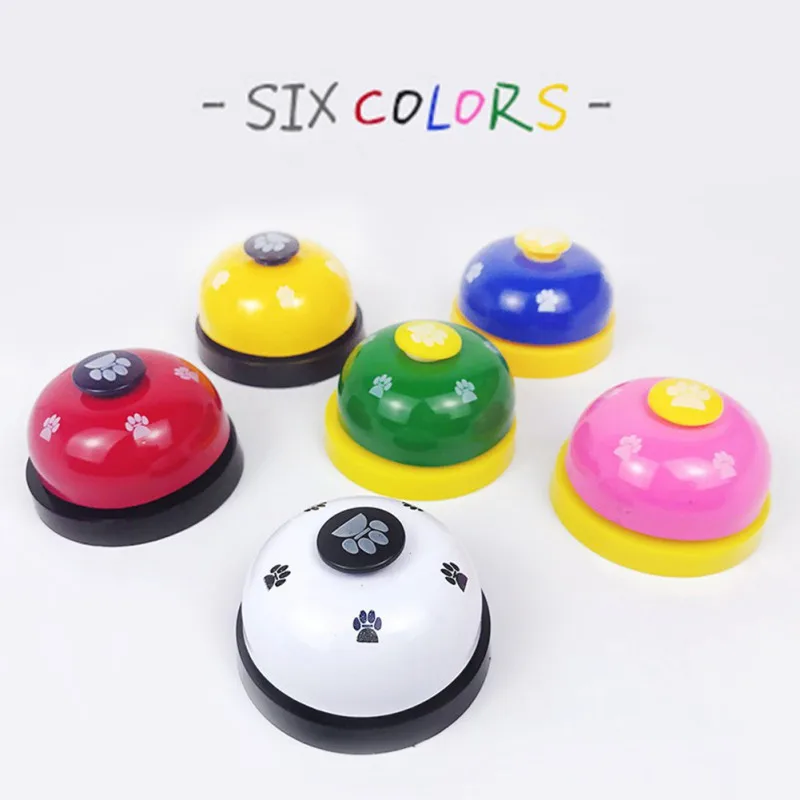 

Pet Call Bell Dog Toys IQ Training Dog Cat Feeding Ringer Educational Pets Interactive Puzzle Bell For Eating Food Feeder #