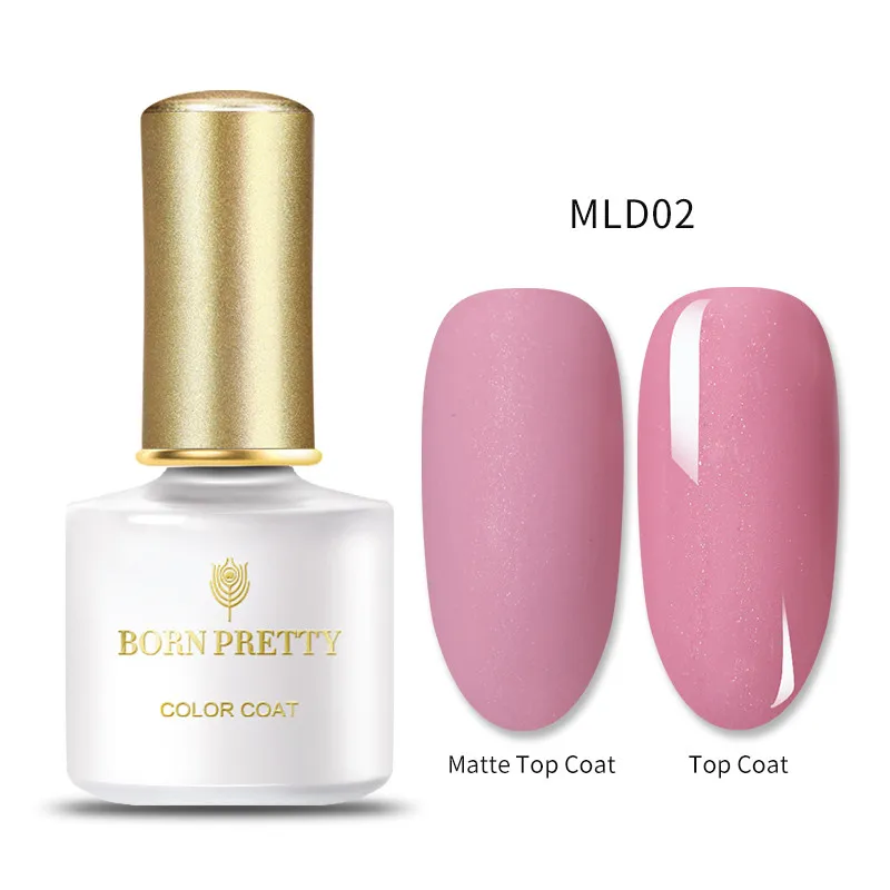 MLD02 BORN PRETTY матовое верхнее покрытие Цвет УФ-гель для ногтей впитывающийся УФ гель для ногтей лак для ногтей маникюр - Цвет: MLD02