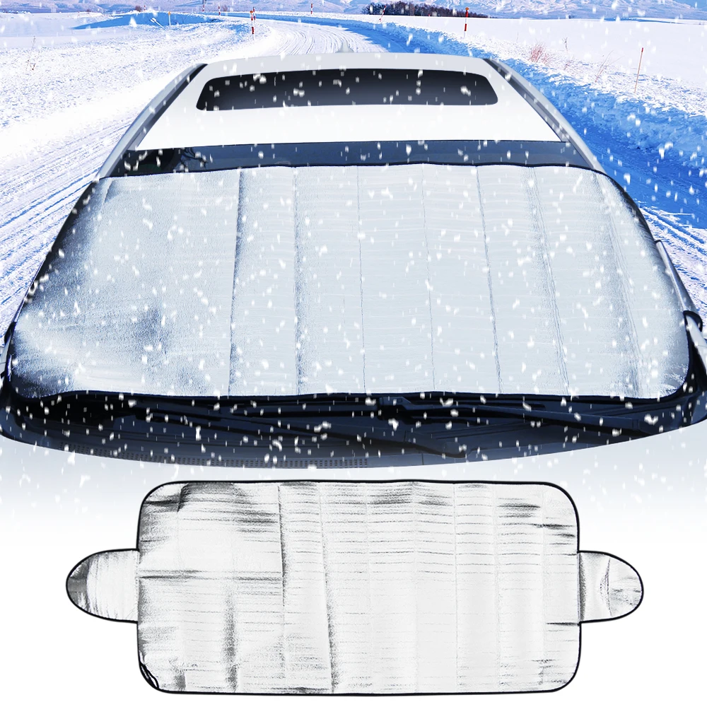 Car Window Screen sunlight Frost Ice Snow Dust Protector For opel astra j volvo xc60 bmw e92 ford focus mk3 peugeot 406 vectra | Автомобили