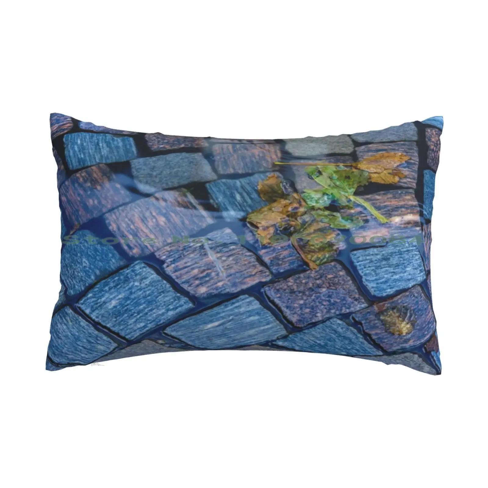 

Cobblestones And Leaves Pillow Case 20x30 50*75 Sofa Bedroom Dinocorn Brachiosaurus Brachicorn Dinosaurs Unicorns To The Rave