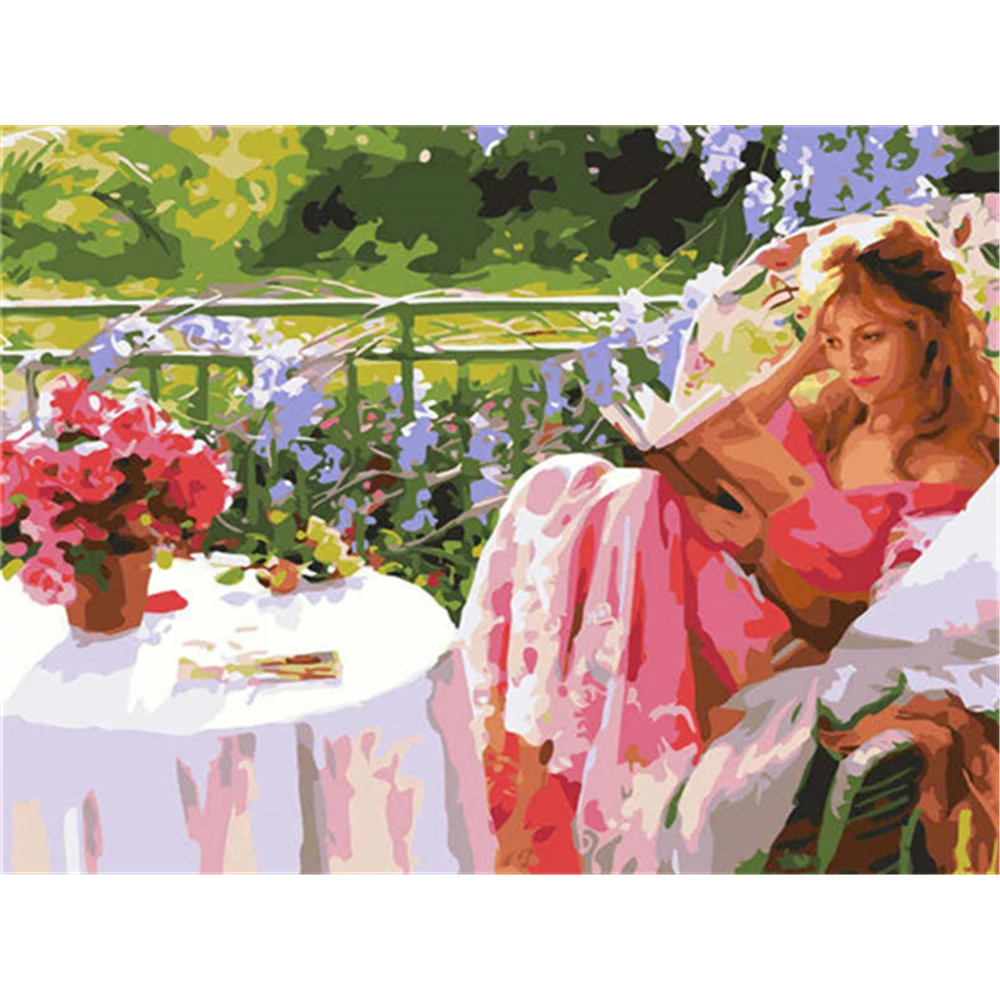 Набор для вышивки сделай сам абстрактная фигурка девушки 11CT набор рукоделия