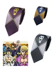 Галстук для косплея из аниме Невероятные приключения Джоджо с принтом Кира йошикаге