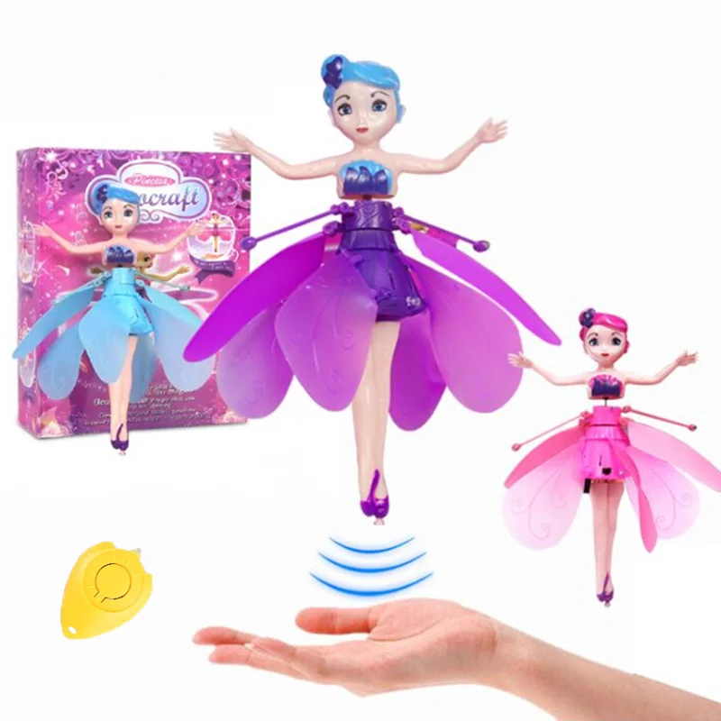 

Мини-Дрон с инфракрасным датчиком Disney Princess, Радиоуправляемый вертолет, индукционные полеты, сверкающая светодиодная подсветка, Летающий ве...