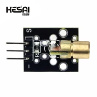 ky 008 3pin 650nm red laser transmitter dot diode copper head module for arduino diy kit ky008