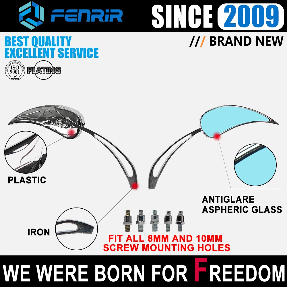 Мотоцикл Чоппер боковое зеркало для дороги звезда Рейдер полуночная граундер