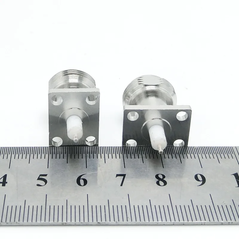 

10pcs 13.7*18mm rectangle N-K N type connector N female connector with Flange
