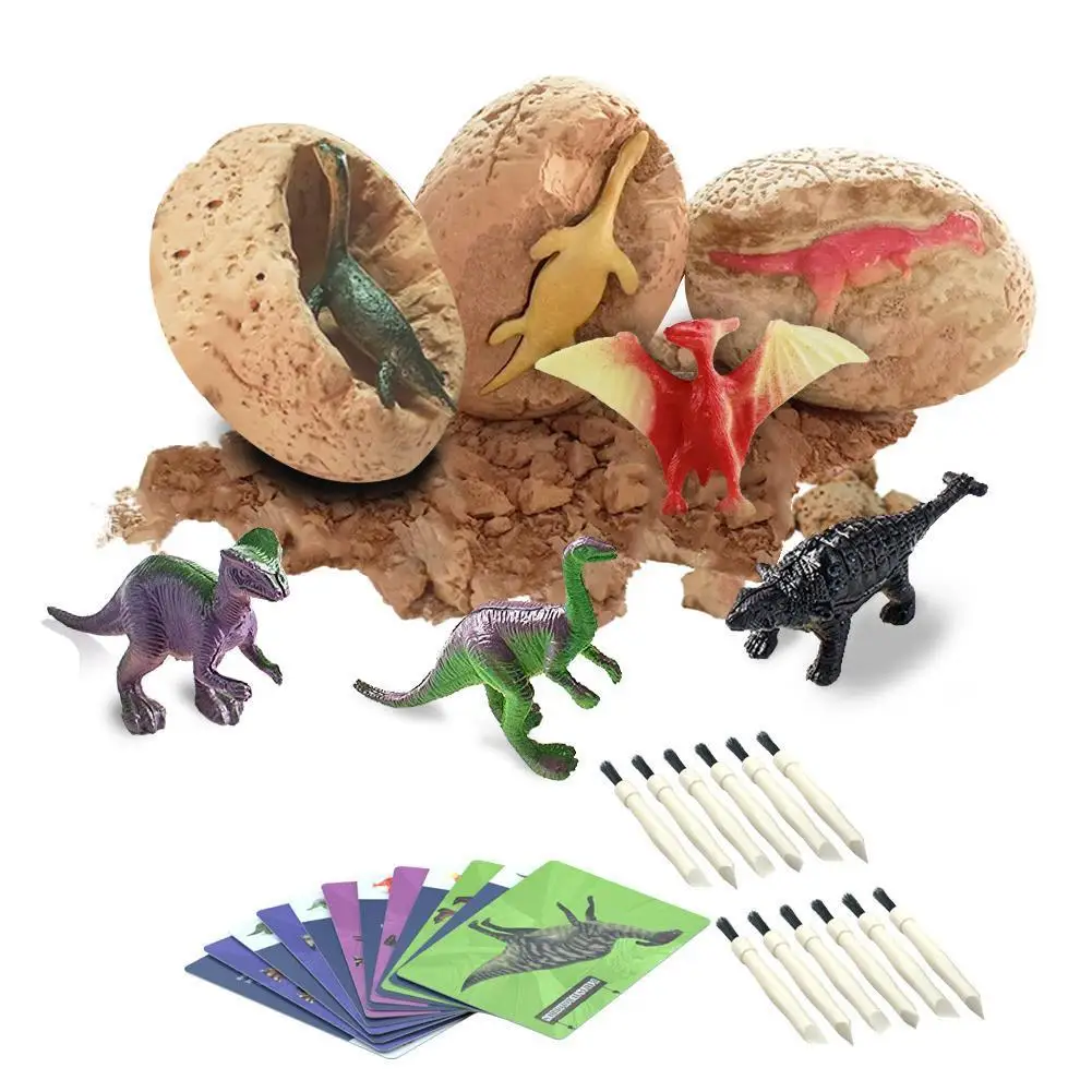 

Novelty Gadget Jurassic Period Dig Discover Dinosaur Eggs Engage In Archaeological Studies Dino Fossil Kids Education Toy