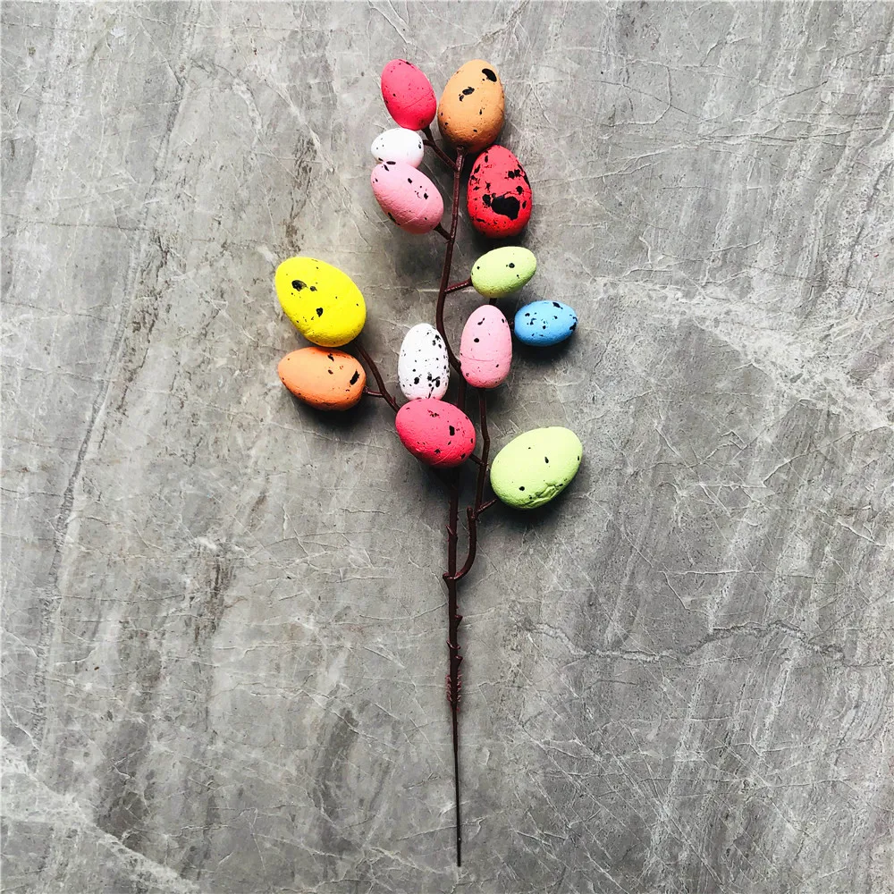 Для фотосъемки Христос воскрес с пасхальными яйцами черенки Искусственные цветы