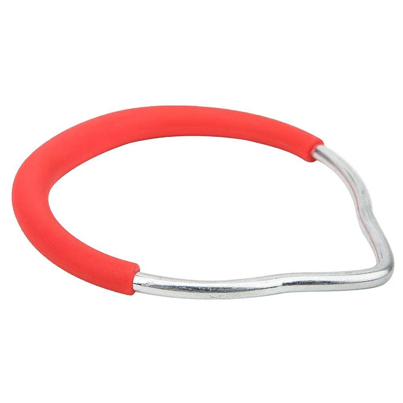 

Fitness Equipment Adjustable Rope Length Iron Pull Up Ring, Kids Pull Up Ring, for Gym in Sports Venues Red Fitness Ring