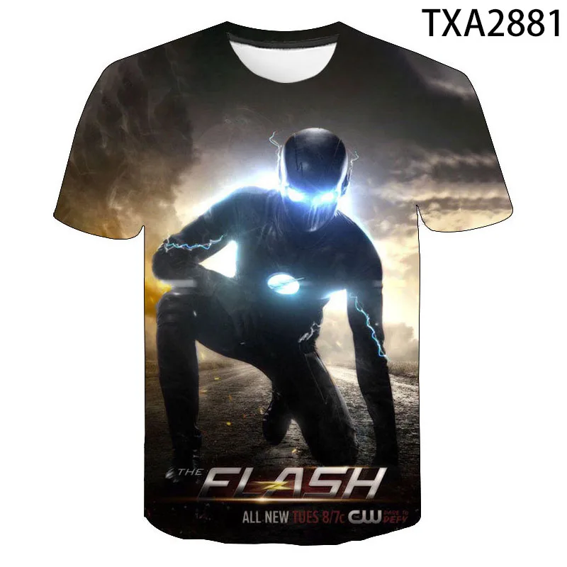 

Summer New Flash Movie 3D T shirt Men Women Children Casual Fashion Streetwear Boy Girl Kids Printed T-shirt Cool Tops