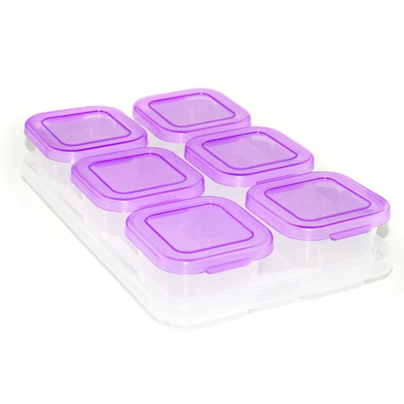 

Children Baby Food Container Refrigerator Freezing Cubes with Tray Storage Box