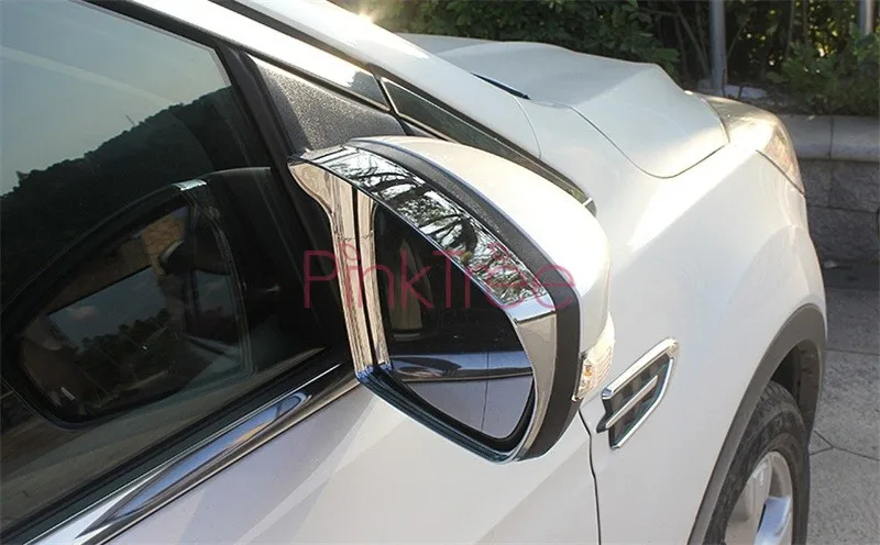 Аксессуары для Ford Kuga 2013 2014 2015 2016 2017 хромированная дверная зеркальная крышка ABS
