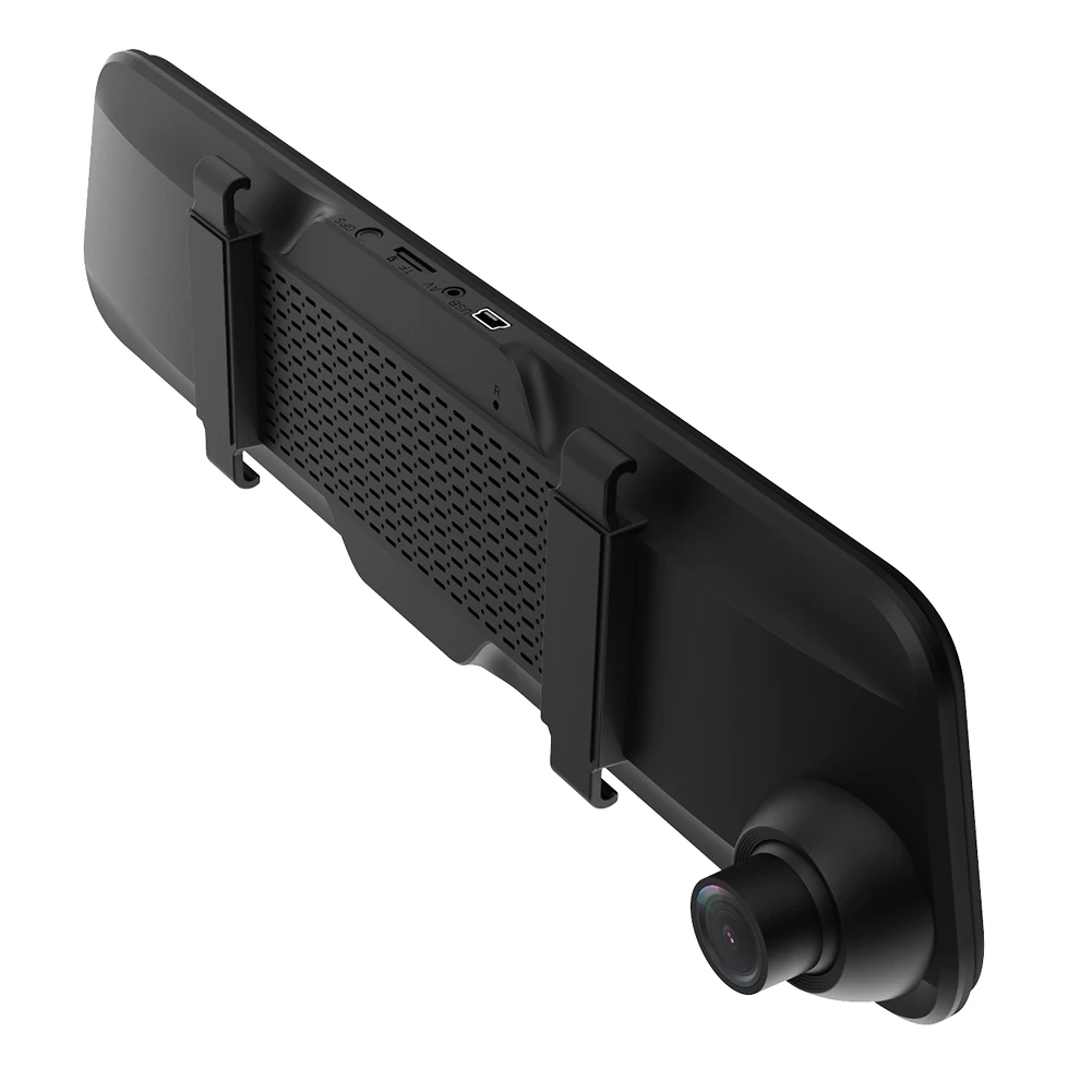 

HD 1080P 2K inch Car Rearview Mirror DVR Dash Cam Starlight Night Vision Smart Control Dashboard Camera + Rear View Camera