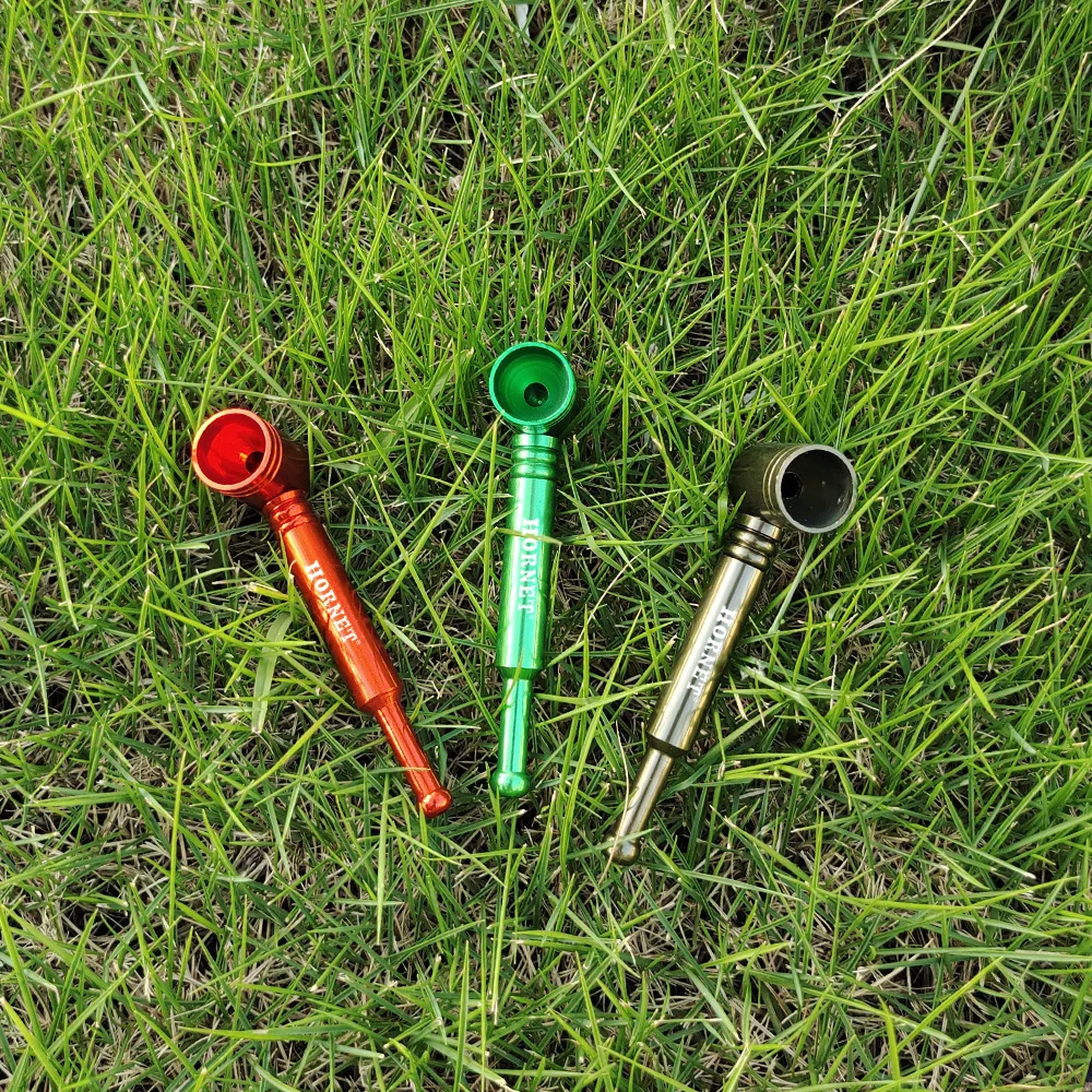 HORNET съемная металлическая трубка для курения с металлической чашей 91 мм