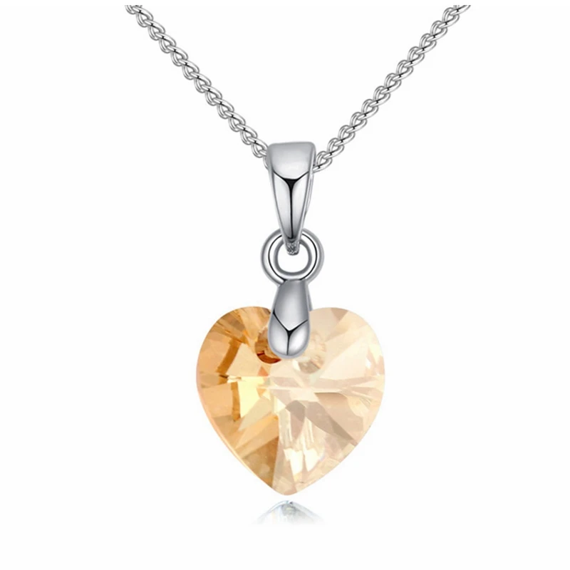 Мини-подвеска SHDEDE в форме сердца для женщин и девочек Подарочная цепочка