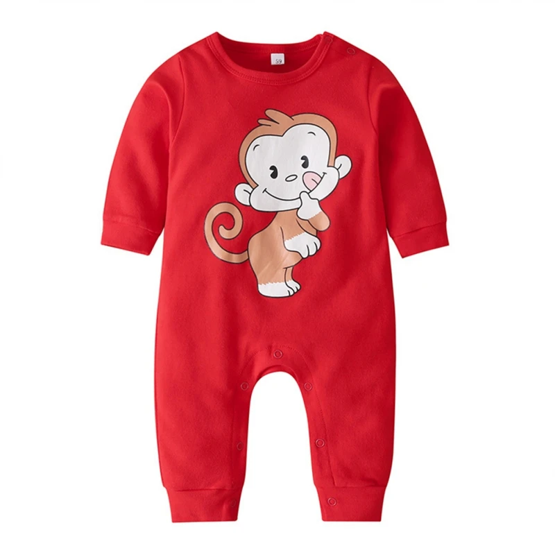 

Cotton Baby Rompers Long Sleeve Baby Boys Girls Clothes Cute Cartoon Jumpsuit Spring Autumn