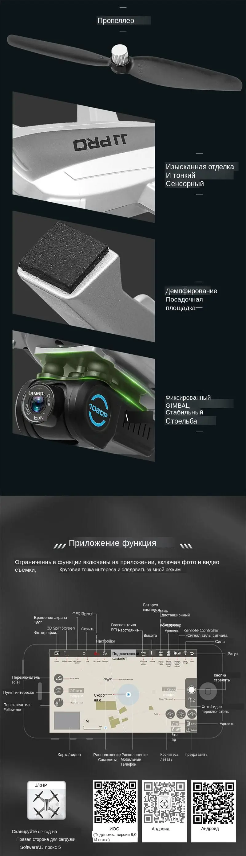 JJRC JJPRO X5 5G gps Wi-Fi Радиоуправляемый Дрон FPV с 1080P HD камерой точка зрения 18 минут время полета высота режим RC Квадрокоптер RTF