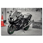 Kawasaki Ninja ZX14 R мотоцикл постер холст ткань печать живопись для дома Декор Настенная картина