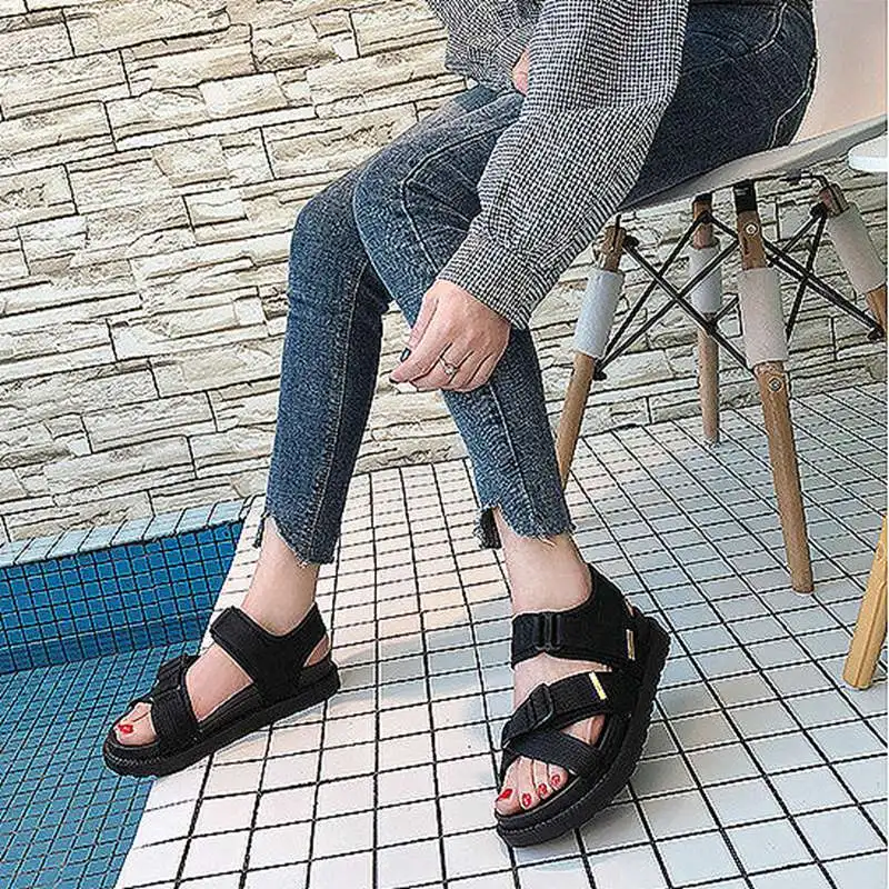 Лидер продаж женские сандалии Летняя Повседневная пляжная обувь на платформе