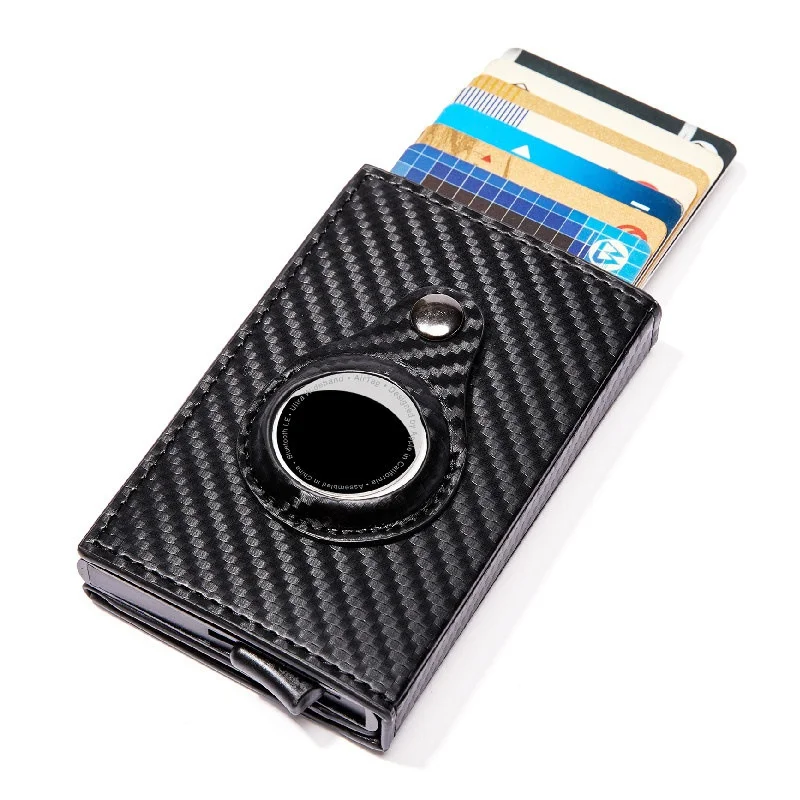 New Airtag Card Case Holder Men RFID Clip Tracker Multi Card Position Unisex Card Holder Wallet