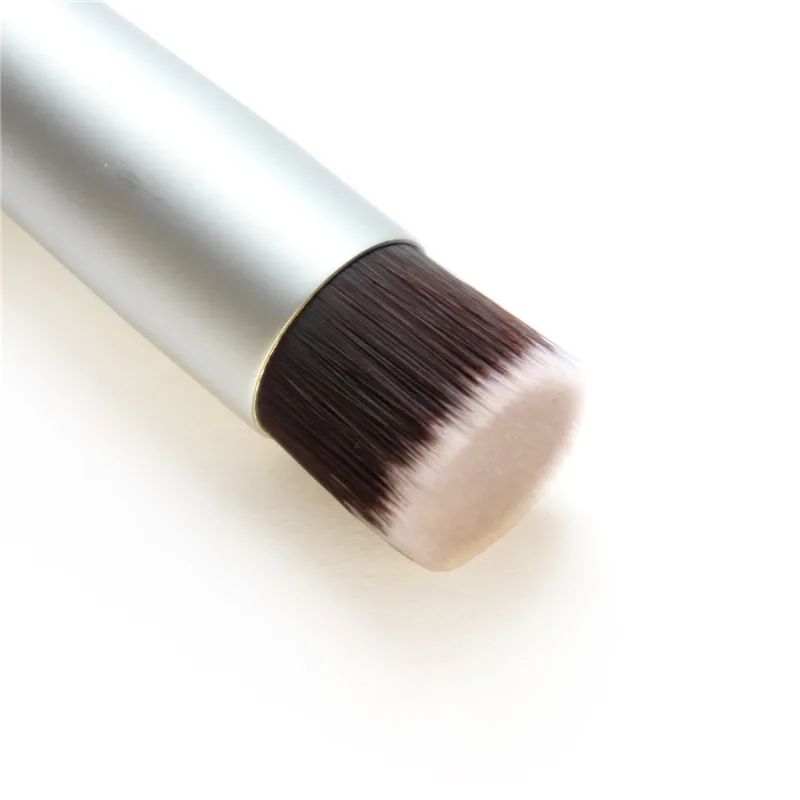 SAIANTTH уникальный дизайн косая головка плоская кисти для макияжа зеленая