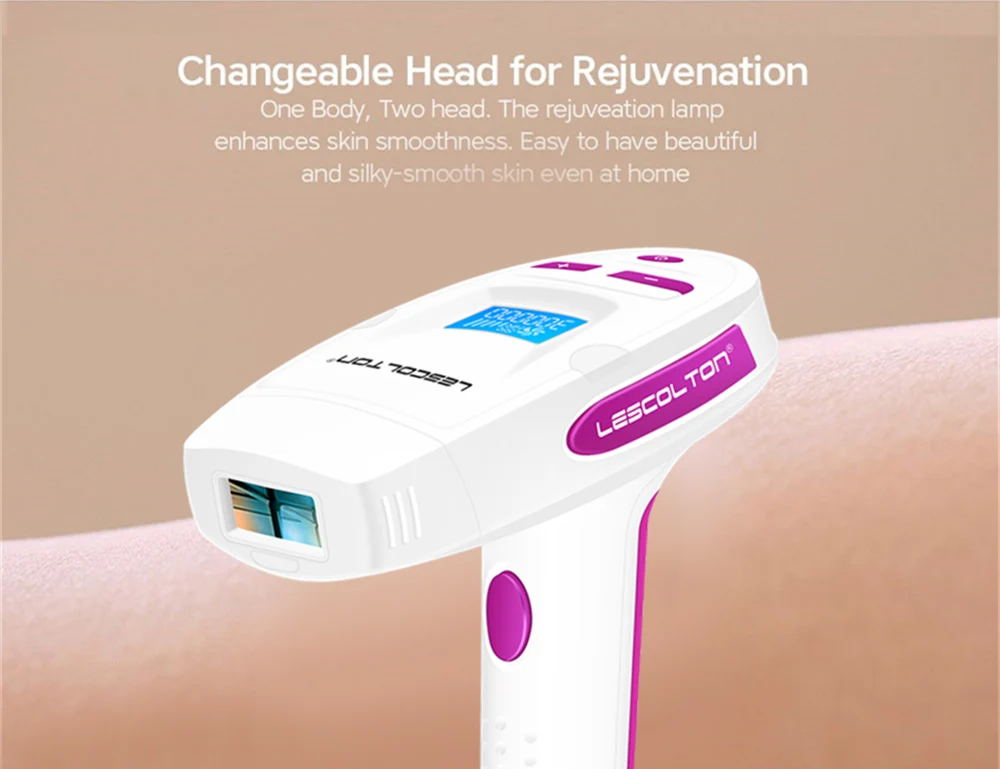 Lescolton IPL Электрический лазерный эпилятор для волос, эпилятор, постоянный Фотоэпилятор, устройство для удаления волос, лазерный Домашний Светильник, импульсы для женщин