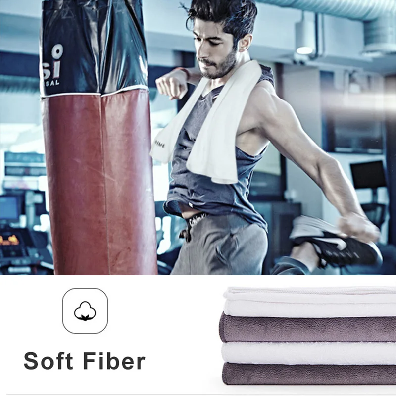 Microfiber Sport Towel Strong Water Absorption Face Quick-Dry Beach Towels Summer Enduring for Fitness Yoga | Дом и сад
