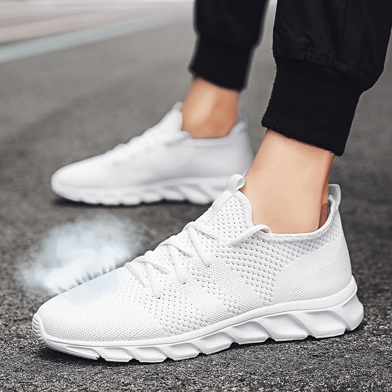 

Breathable Running Shoes 46 Light Men's Sports Shoes 45 Large Size Comfortable Sneakers Fashion Walking Jogging Casual Shoes