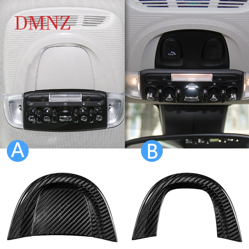 

Car Roof Console Box Decoration Sticker Carbon Fiber Protection Accessories For BMW MINI Cooper F54 F55 F56 F57 F60 Car Styling