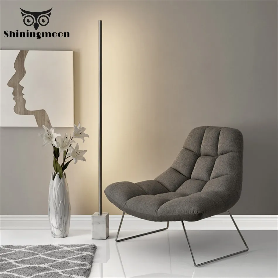 Современная Простота спальня Напольная Лампа скандинавский LED Декор чердак