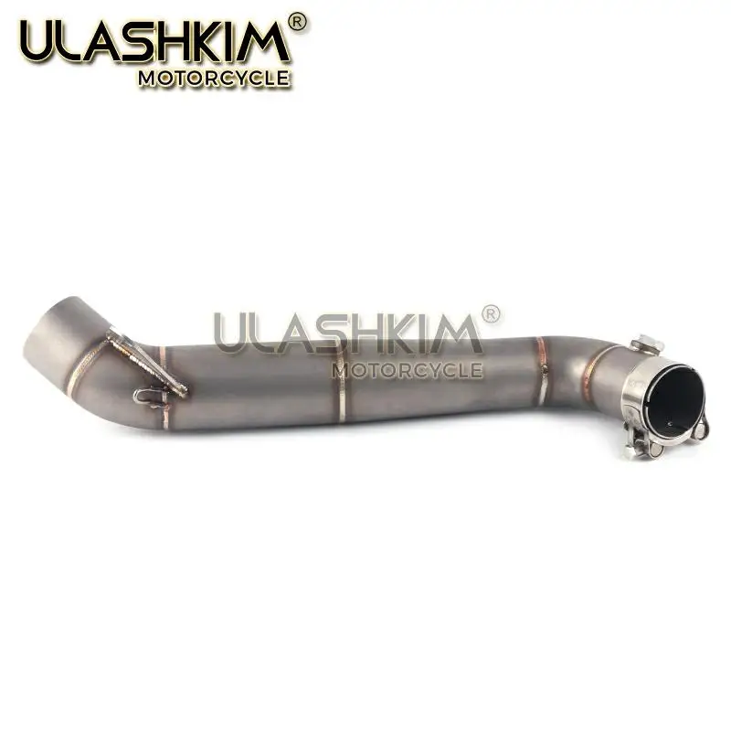 61 мм Глушитель для мотоцикла 304 сталь контактная связь разъем средней трубы без
