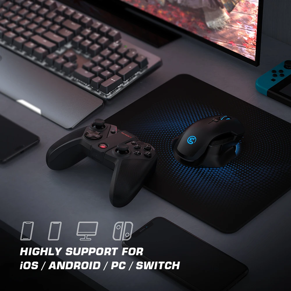 Контроллер GameSir T4 Pro геймпад G4 Bluetooth для сотового телефона Nintendo Switch Apple Arcade Android